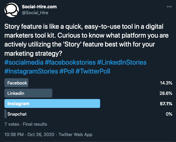 9 tendencias de marketing digital para 2022 6 Las encuestas de Twitter se utilizan como tendencias de marketing digital para 2021