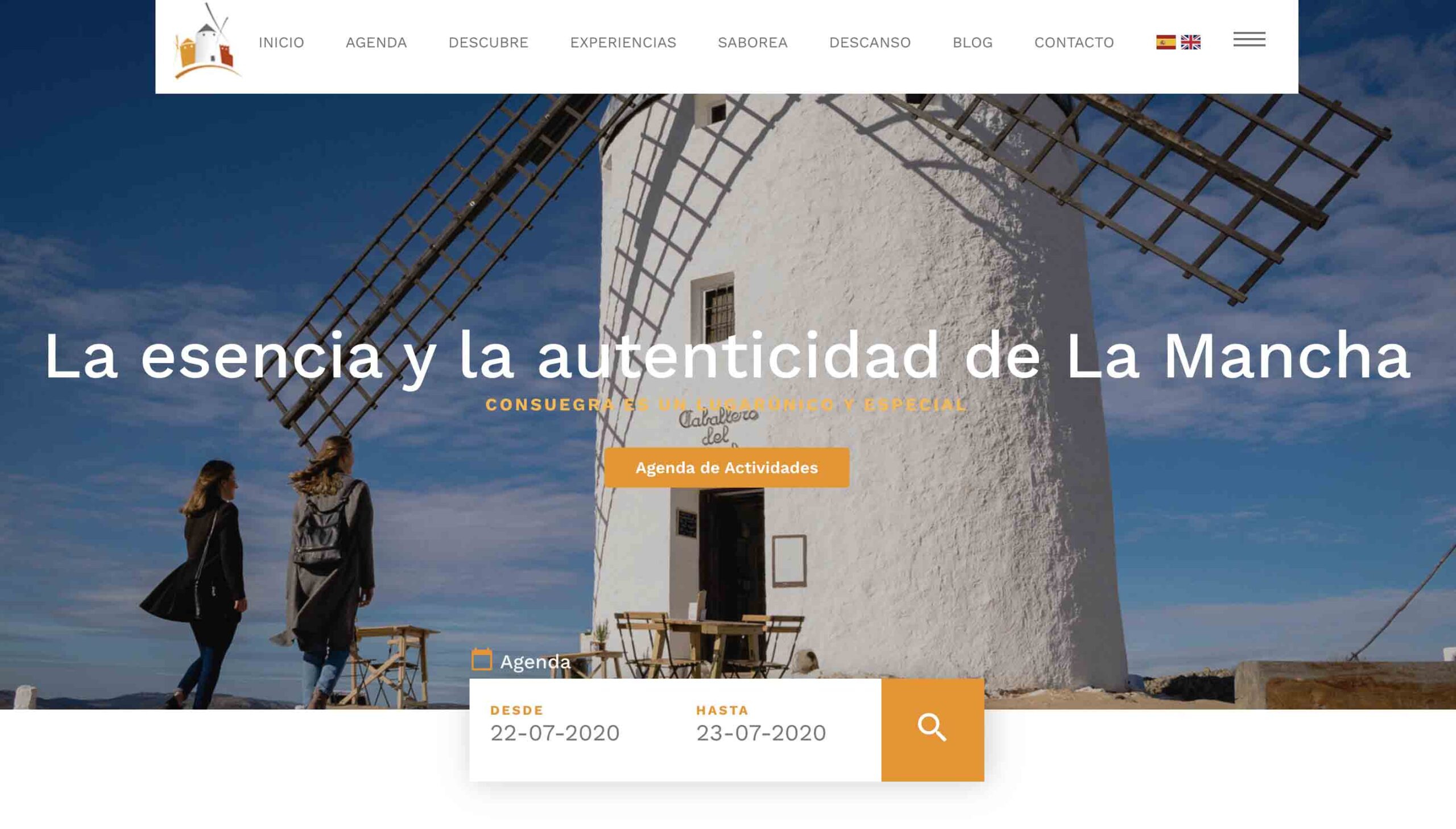 Web de destino turistico de turismo de consuegra