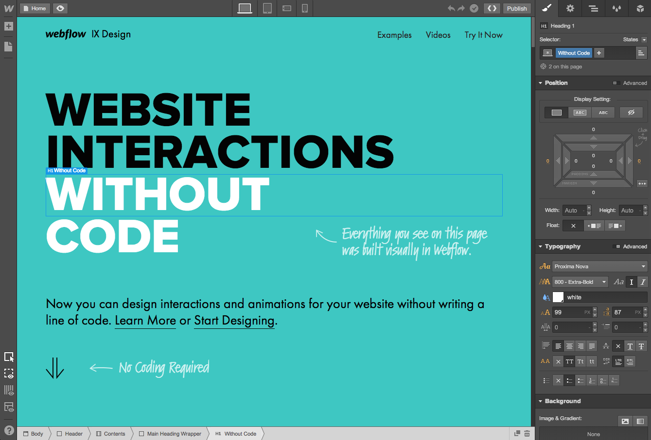 Webflow para Turismo como CMS especial para profesionalizar tu web