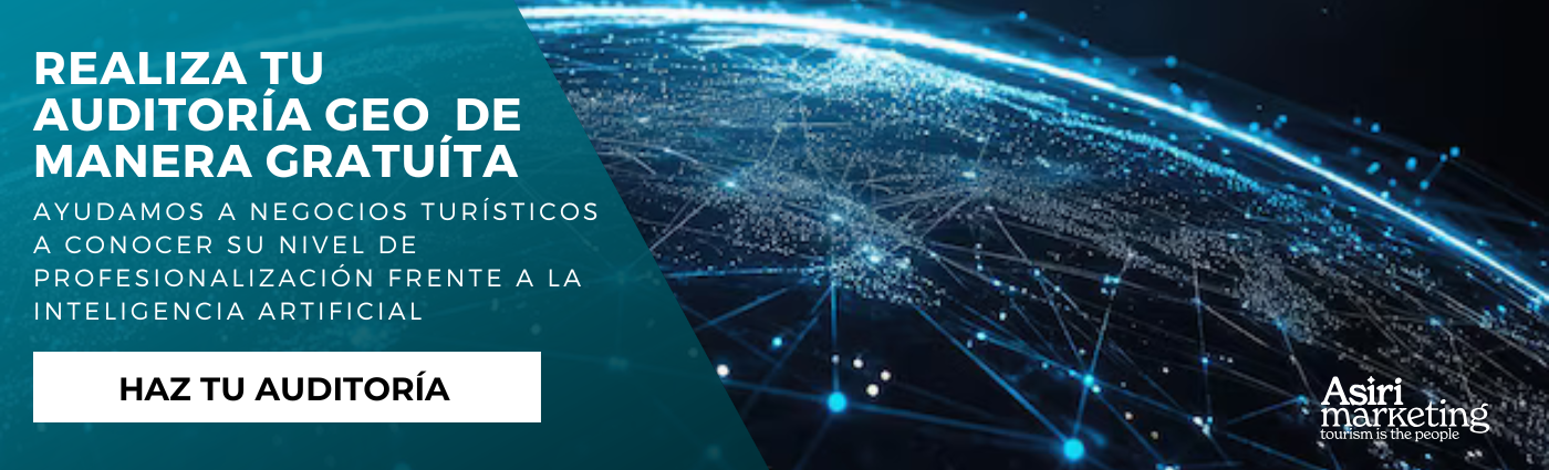 SEO y GEO para webs turísticas: estabilidad técnica para aparecer en Google y en respuestas de IA 6 auditoría GEO gratuíta para tu negocio